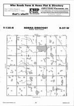 Norma Township Directory Map, Barnes County 2007